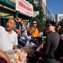 溫暖人間牽手耀陽行動．寒冬溫暖送長者